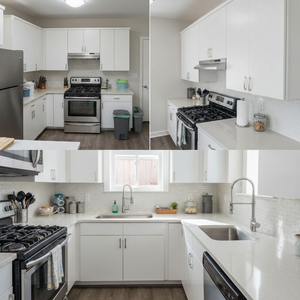 Sparkling clean modern kitchen